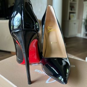 NEW Black Patent Size 8 Christian Louboutin